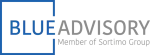 Blue advisory company logo