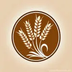 Flour mill, wheat flour mill, flour mill... company logo