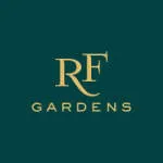 The RF Gardens company logo