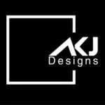 AKJ DESIGNS- Official company logo